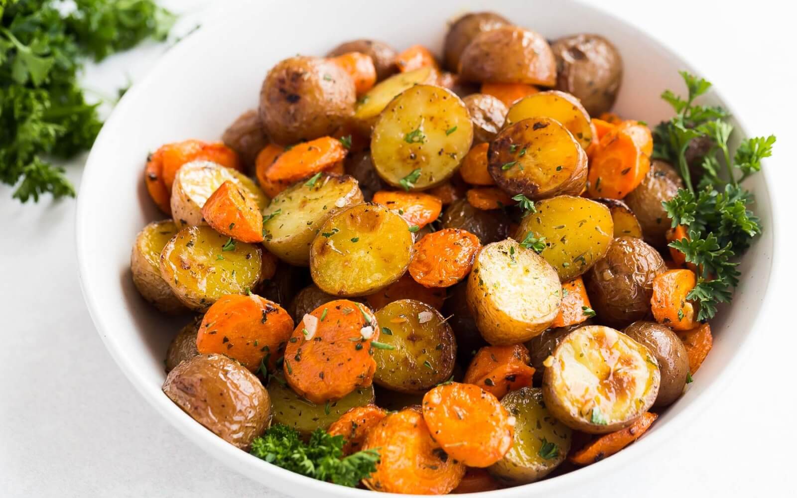 Roasted Potatoes and Carrots