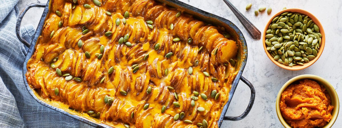 Pumpkin Scalloped Potatoes