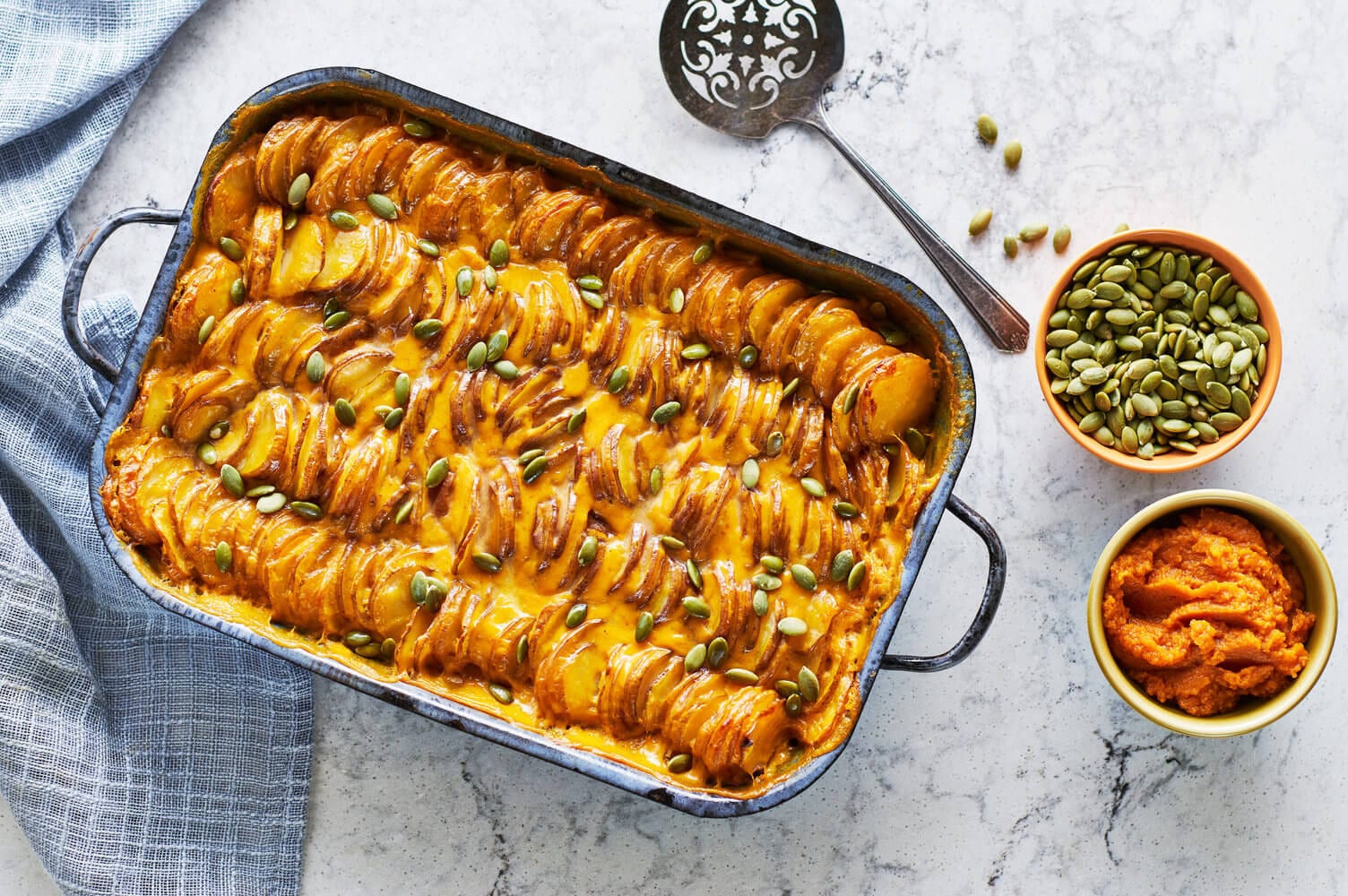 Pumpkin Scalloped Potatoes