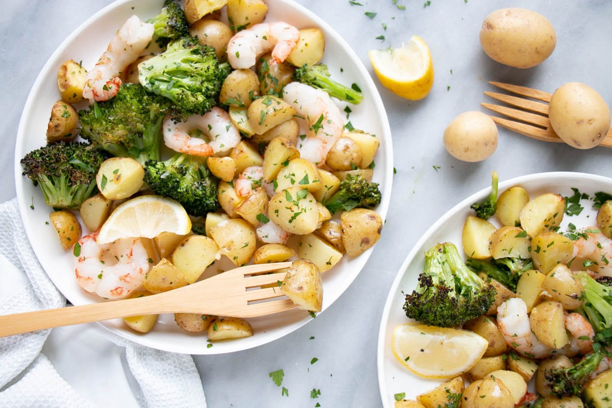 Sheet Pan Shrimp and Potatoes