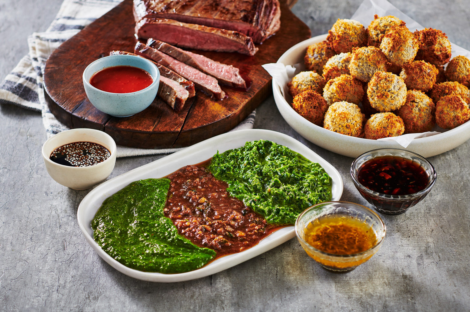 Crispy Air Fryer Potato Nuggets and Dips