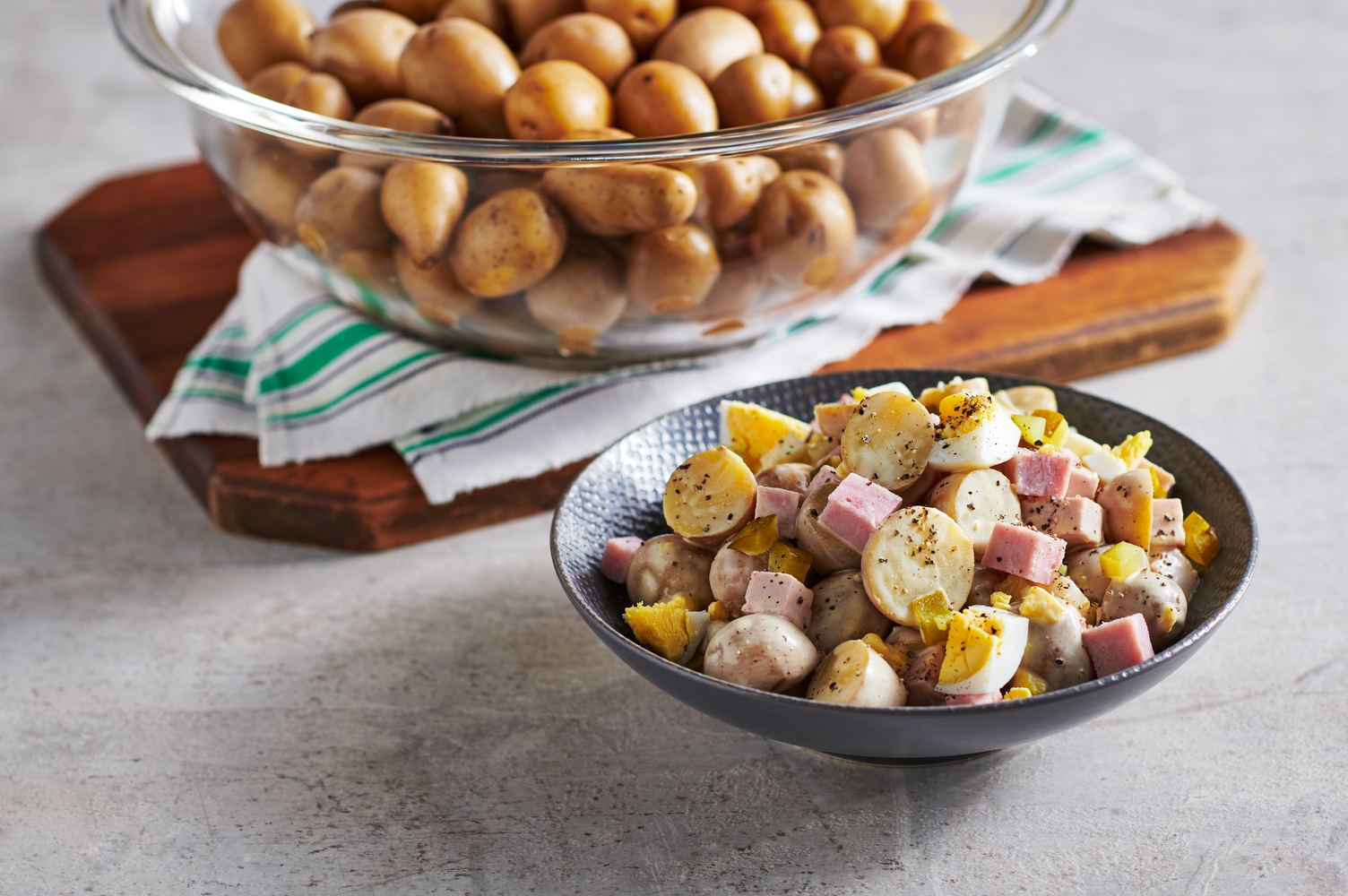 Smoked Ham Potato Salad