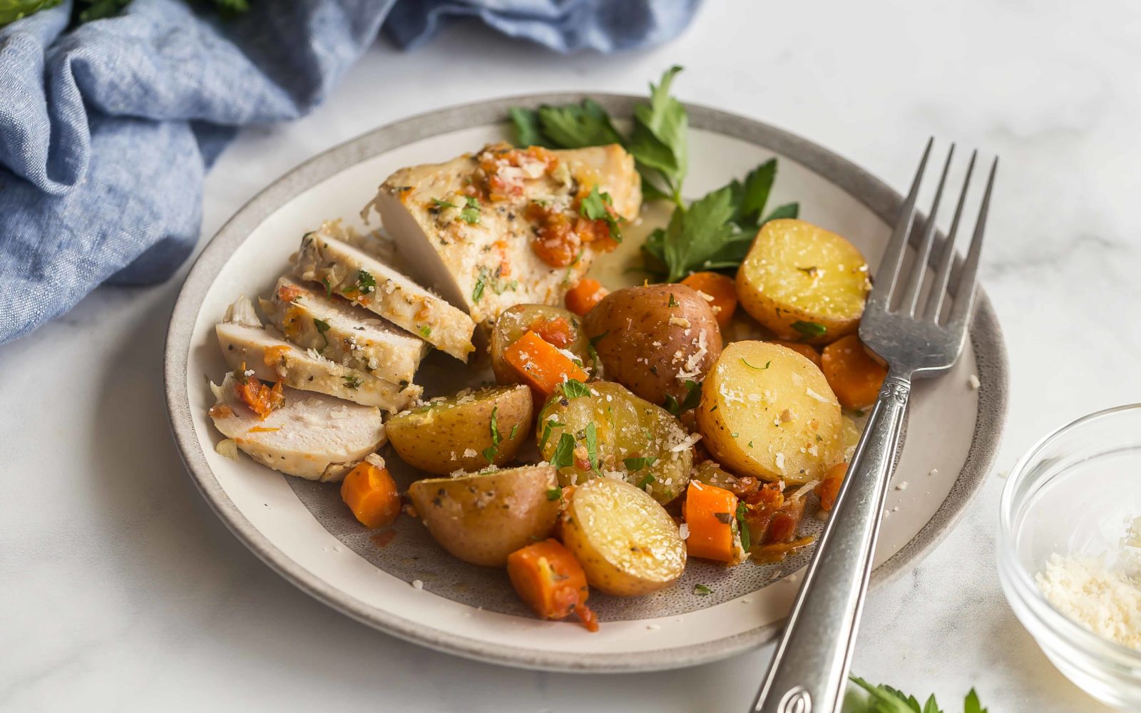 Sun-Dried Tomato Chicken and Potatoes