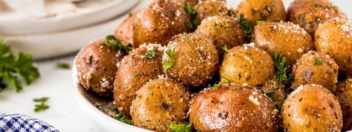 Garlic Herb Smoked Potatoes